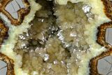 Wide, Crystal Filled Septarian Geode Bookends - Utah #167897-2